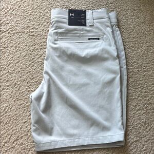 Under Armour White Athletic Shorts for Performance